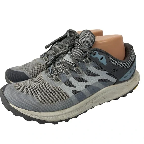 Merrell Antora 3 GORE-TEX Womens 8 Trail Running Shoes Highrise Gray J067600 - Picture 1 of 8
